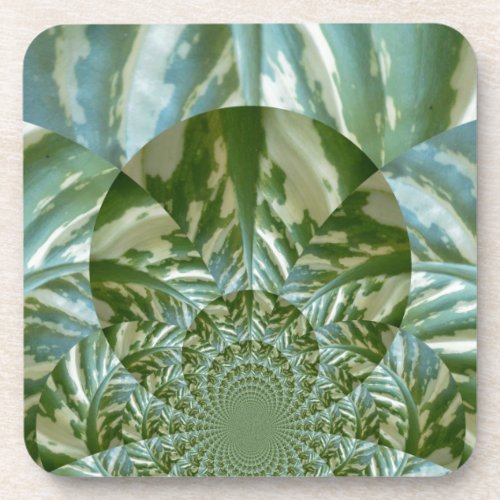Eco _ Going Green Environmental Friendly Colors Beverage Coaster