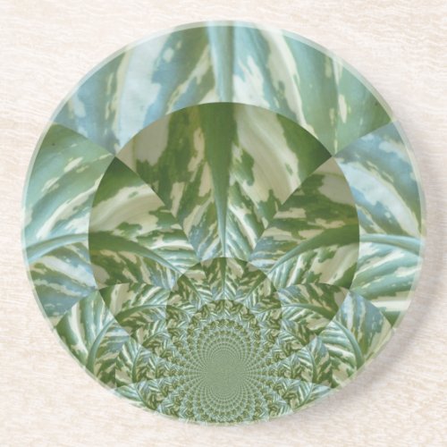 Eco _ Going Green Environmental Friendly Colors Drink Coaster