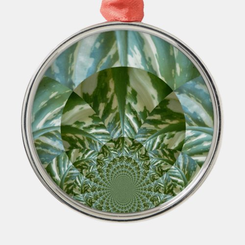 Eco _ Going Green Environmental Friendly Colors Metal Ornament