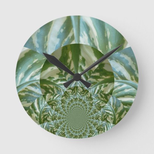 Eco _ Going Green Environmental Friendly Colors Round Clock