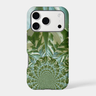 Eco Green Camo Kaleidoscope Sustainable Vision iPhone 17 Pro Case