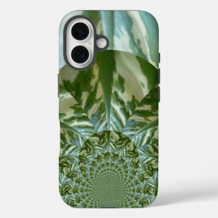 Eco Green Camo Kaleidoscope   Sustainable Vision  iPhone 16 Case