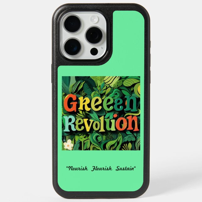 "Eco Innovation in Motion" iPhone 15 Pro Max Case (Back)