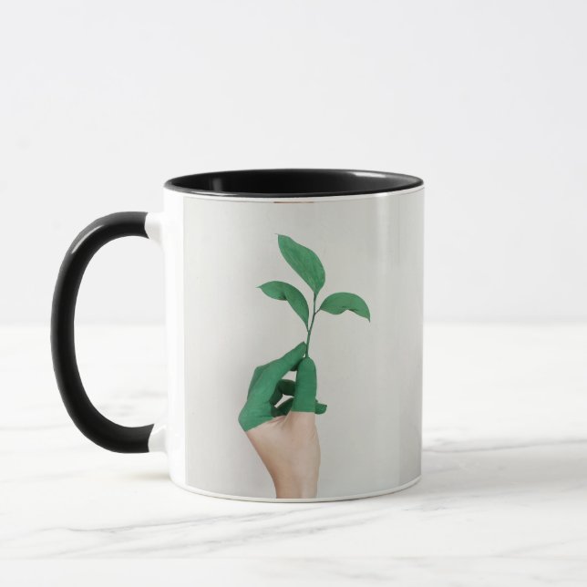 Eco-Inspired Ceramic Mug (Left)