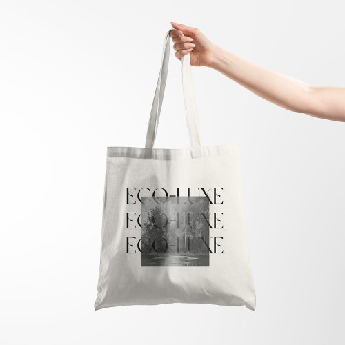 Eco Luxury Sustainable Save Earth Tote Bag