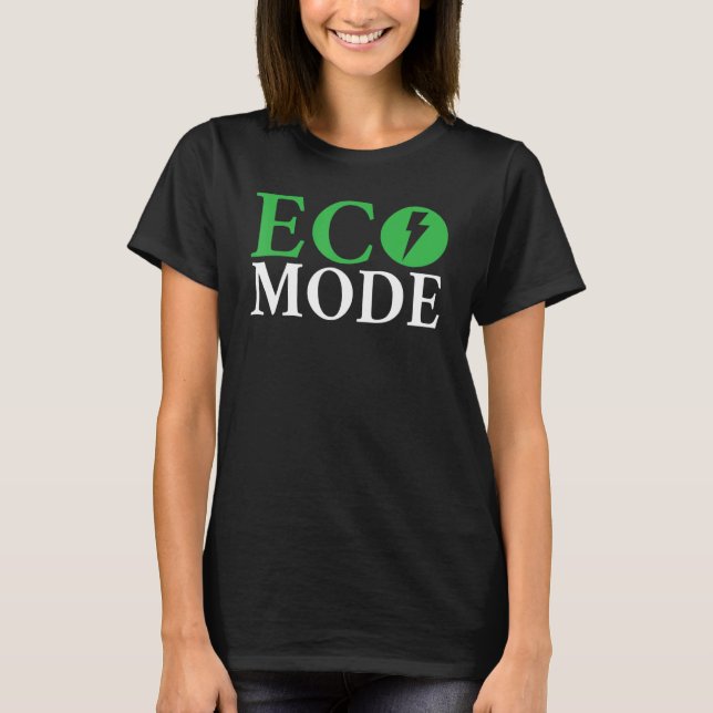 Eco Mode EV Electric Vehicle T-Shirt (Front)