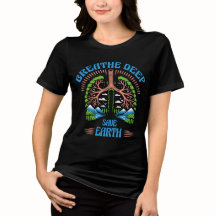 Eco Nature Lungs Earth Day Design