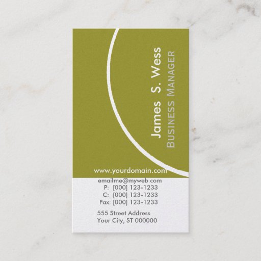 Customizable Eco Green Business Design Business Card