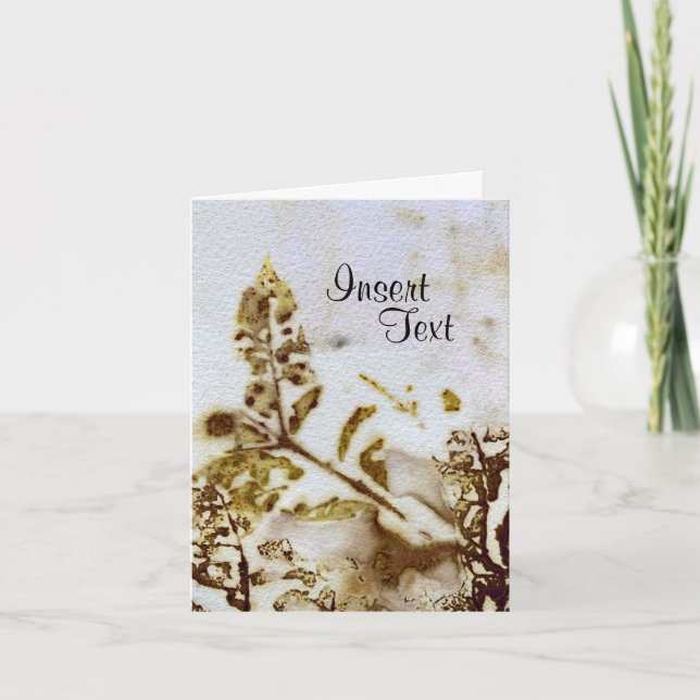 Eco Print Card (Front)