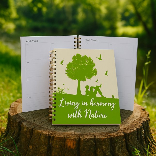 Eco Quote Living in Harmony with Nature Planner (Creator Uploaded)