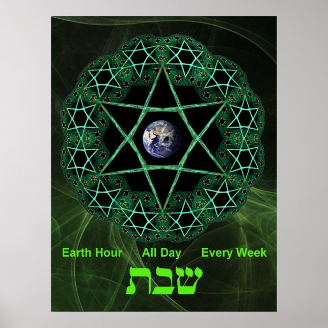 Eco-Shabbat Poster (Front)