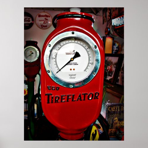 Eco Tireflator air meter Poster
