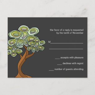 Eco Tree RSVP Response Card