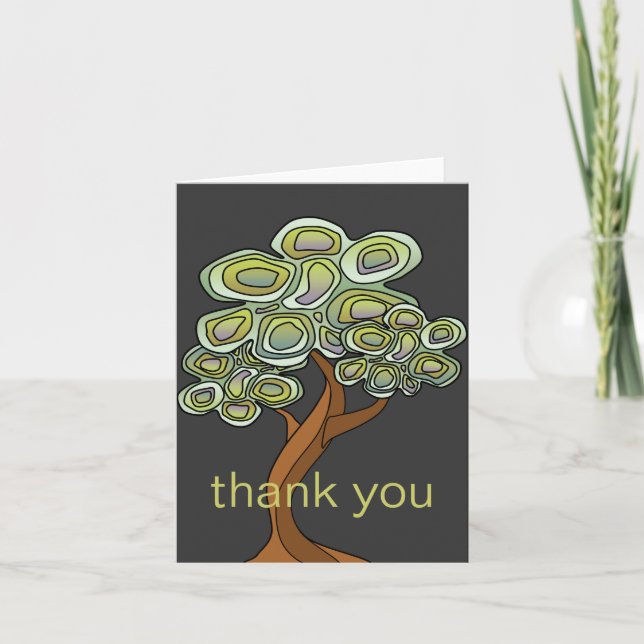 Eco Tree Thank You Notecard (Front)