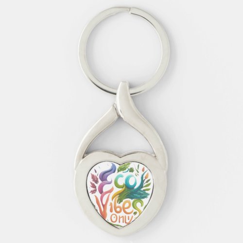 Eco Vibes Only Keychain