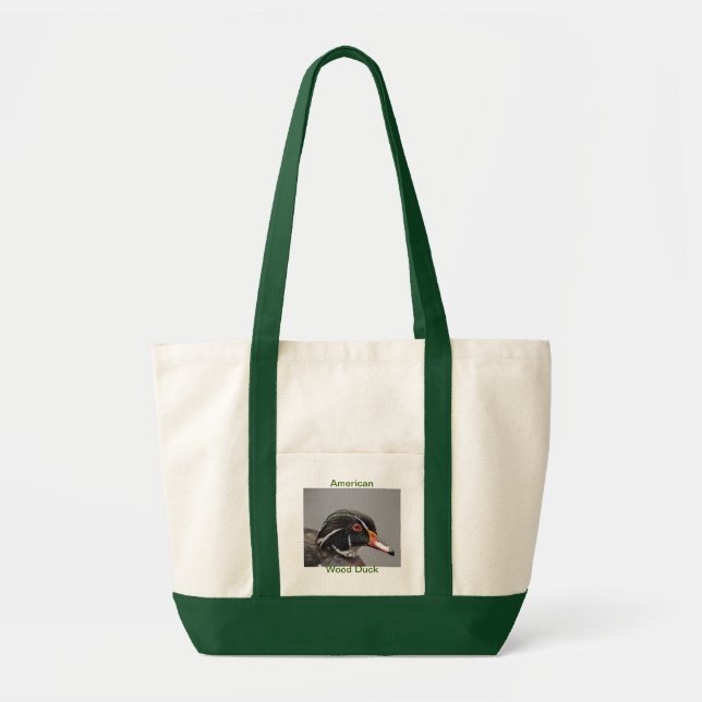 EcoBag: American Wood Duck Tote Bag (Front)