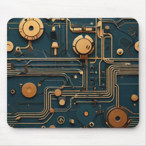 EcoFusion Recycled Tech Abstract Mouse Pad