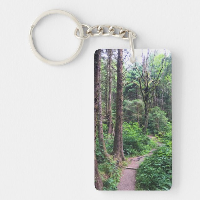 Ecola State Park, Cannon Beach, Oregon Keychain (Front)