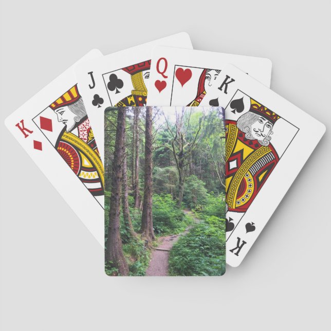 Ecola State Park, Cannon Beach, Oregon Poker Cards (Back)