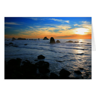 Ecola State Park Sunset Cards
