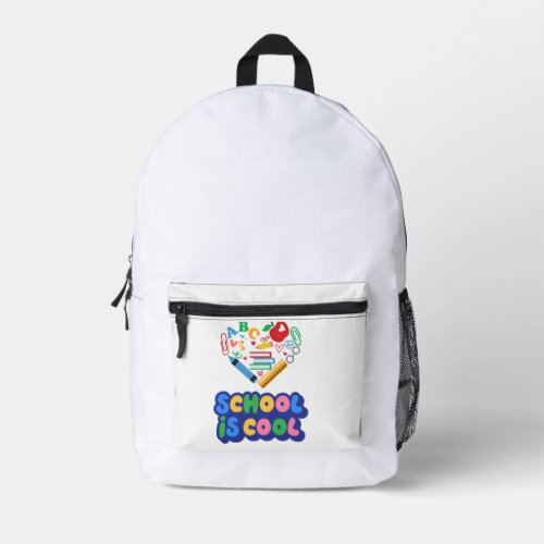 cole est cool printed backpack