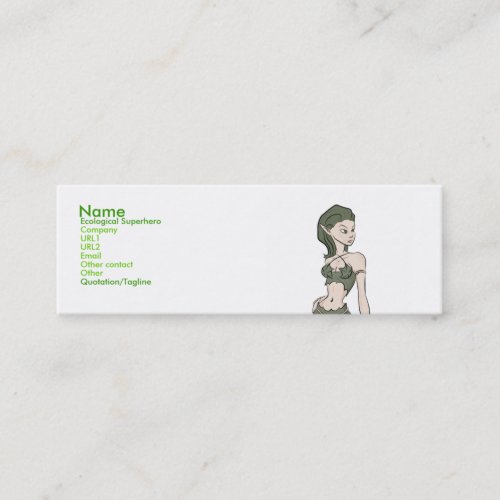 Ecological Superhero Business Cards
