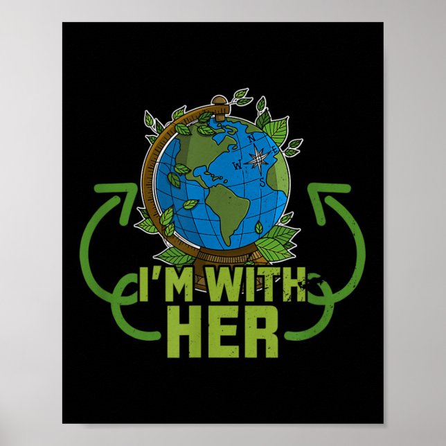 Ecologist Environmental Protection Animals Plants  Poster (Front)