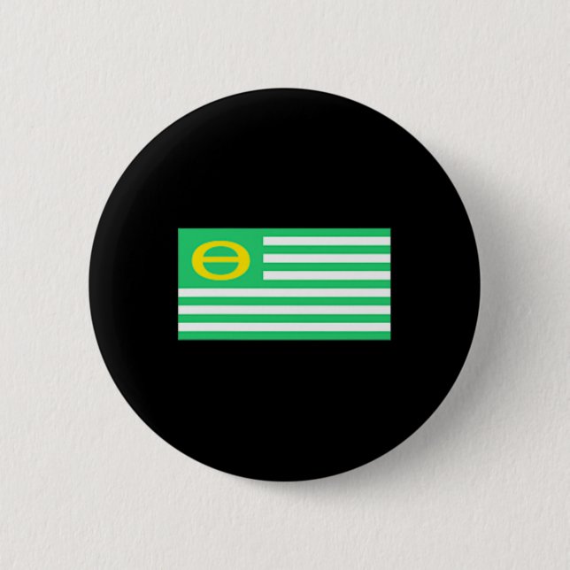 Ecology Flag Environmentalism Earth Day 2  Button (Front)