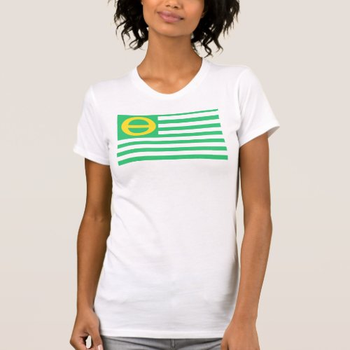 Ecology Flag Ladies Camisole T_Shirt