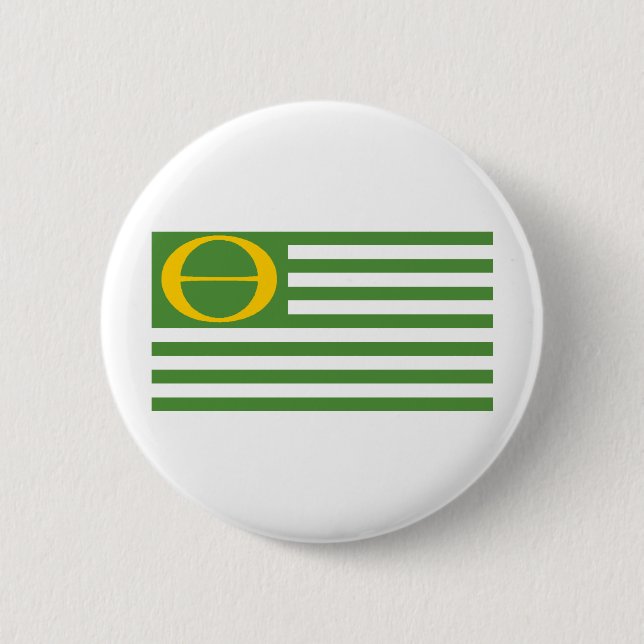 Ecology Flag Pinback Button (Front)