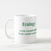 Ecology, more complicated than rocket science -Mug Coffee Mug (Left)