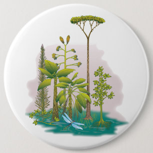 Ecology : plant a tree - pinback button