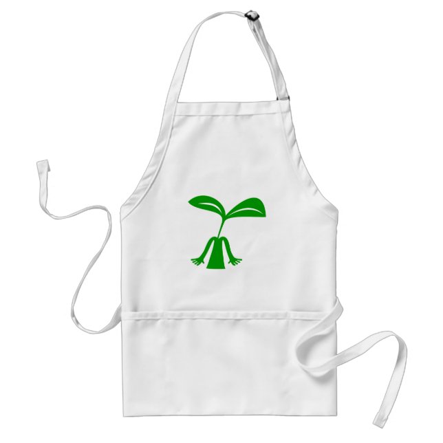 ecology spirit symbol adult apron (Front)