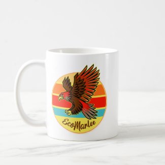 EcoMarlee eagle nature mug