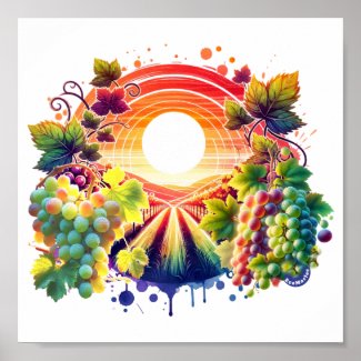 EcoMarlee vineyard poster