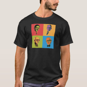 Econ T-Shirt - Mises, Hayek, Rothbard, Friedman