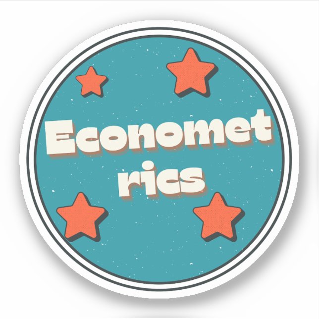 Econometrics Sticker (Front)
