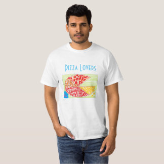 Economic shirt for Man design pizzalovers