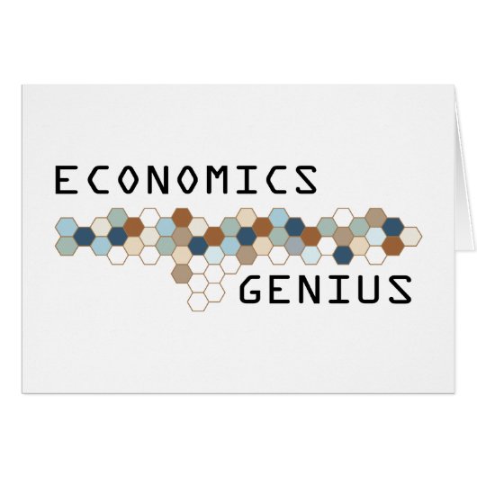 Economics Genius Cards (Front Horizontal)