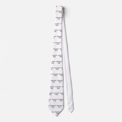 Economics King Neck Tie