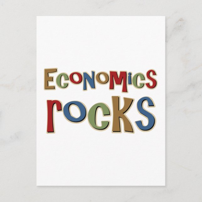 Economics Rocks Postcard (Front)