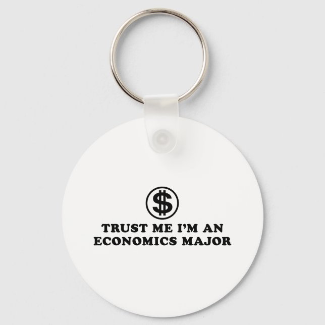 Economics Student Keychain (Front)