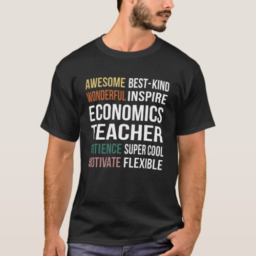 Economics Teacher  Appreciation T_Shirt