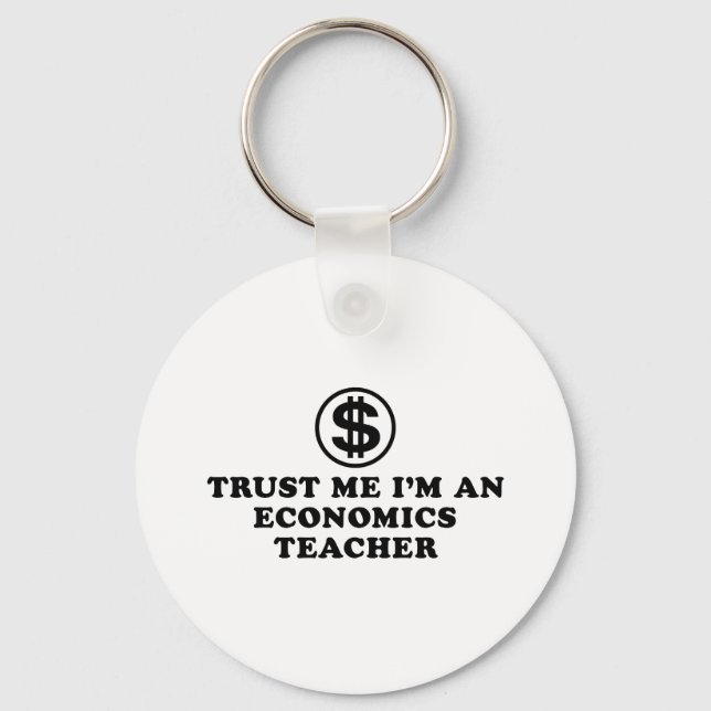Economics Teacher Keychain (Front)
