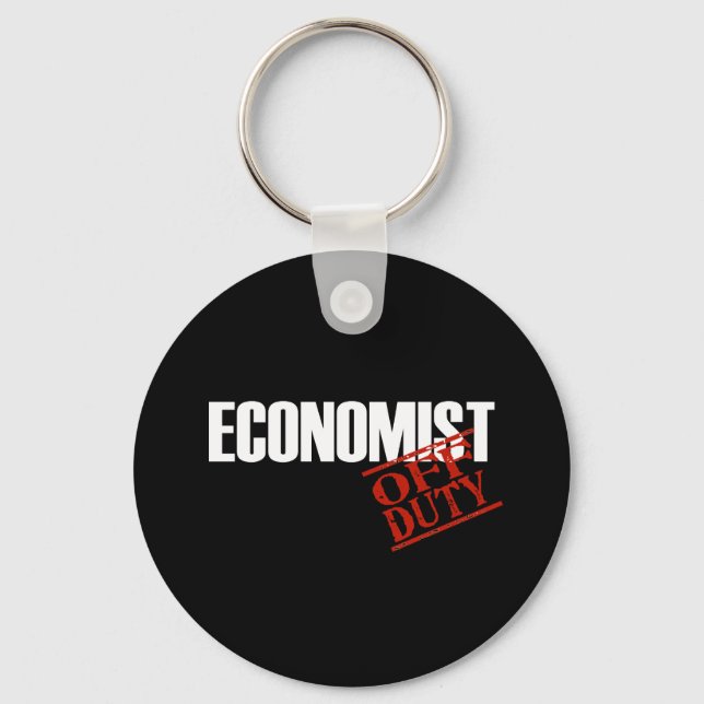 ECONOMIST DARK KEYCHAIN (Front)