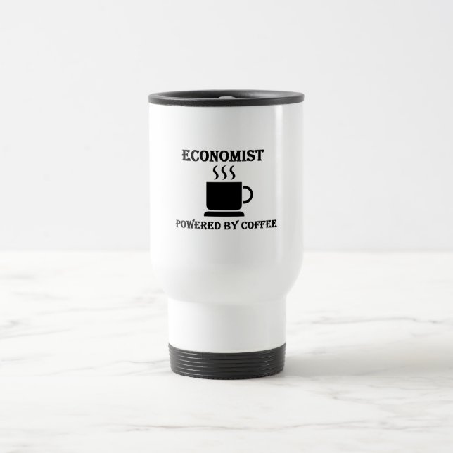 "Economist" Powered by Coffee Travel Mug (Center)