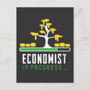 Economist t-shirt Economics Loading Progress Postcard