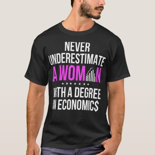 Economist Woman Power Business Economics Graduate  T_Shirt
