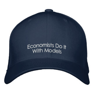 Economists Do It With Models Dark Color Text Hat