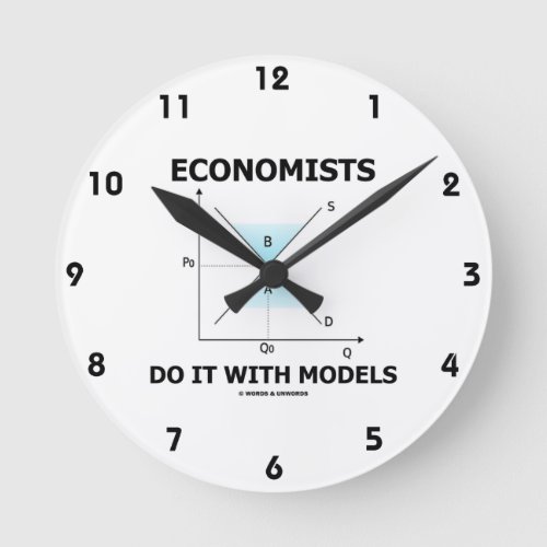 Economists Do It With Models Supply Demand Curve Round Clock